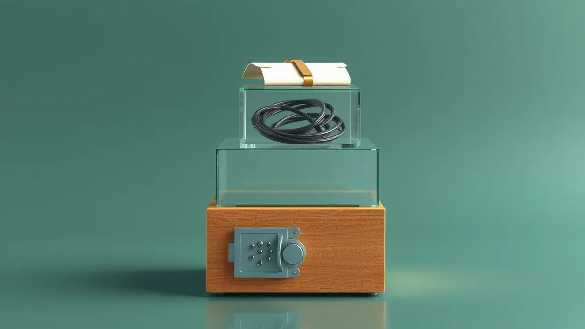 Illustration: Three stacked wooden blocks represent cloud service layers.