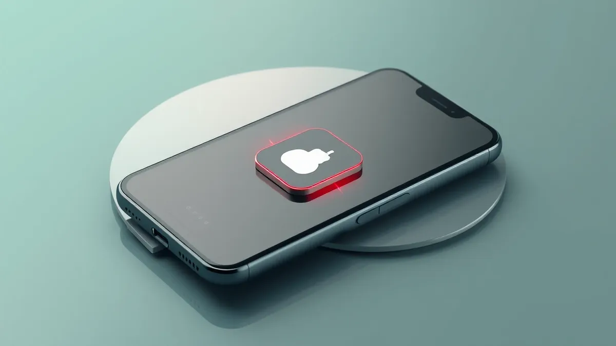Illustration: A smartphone rests on a clean surface.
